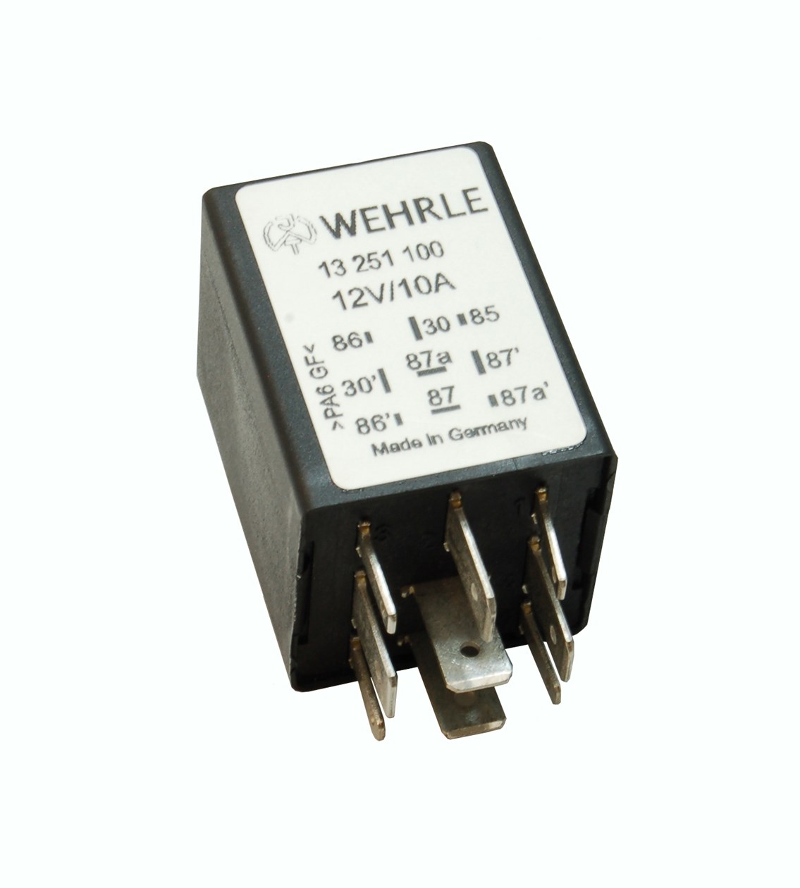 Double Relay 12v 2x10a W Diode