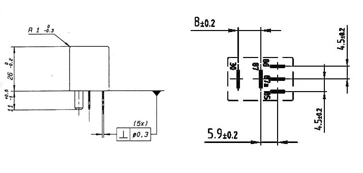 Micro-Relay C.O. 24V