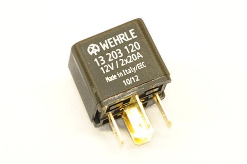 Double Contact Relay N.O. 12V